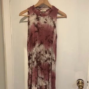 Long tie dye shirt L